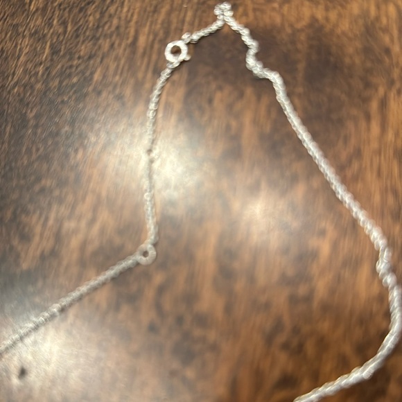 NWT 🎉host pick🎉🎈 sterling silver disc pendant with cubic zirconia - Picture 4 of 7